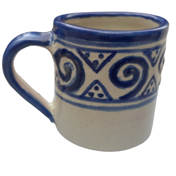 Taza espiral azul talavera auténtica